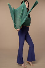 Marylin Marled Cardigan in Blue Ribbon / Spring Bouquet
