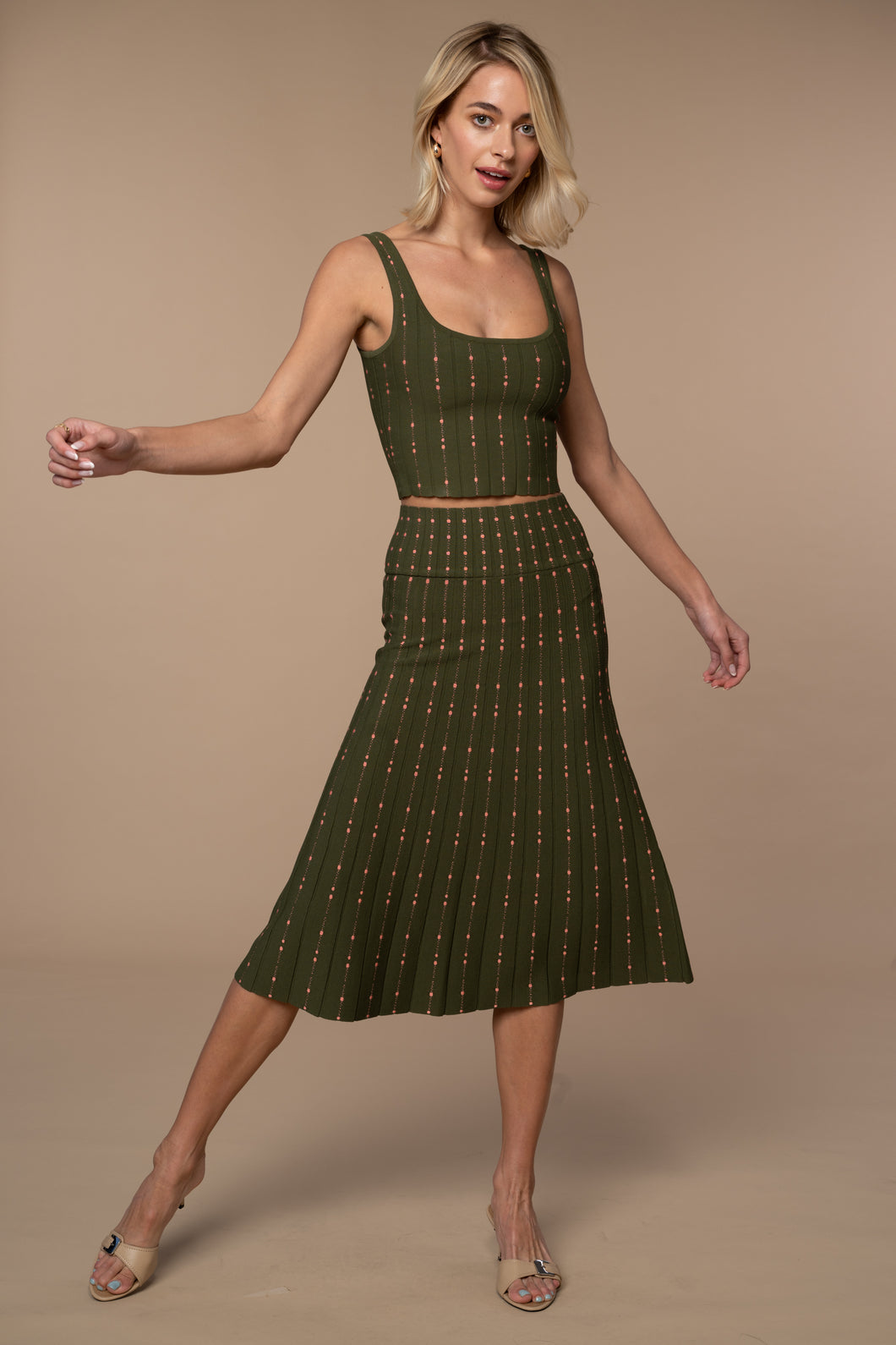 Patsy Dress Set in Olive